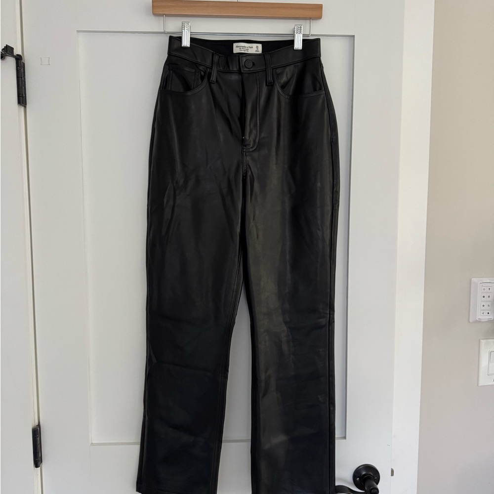 Abercrombie & Fitch Black Flare Pants